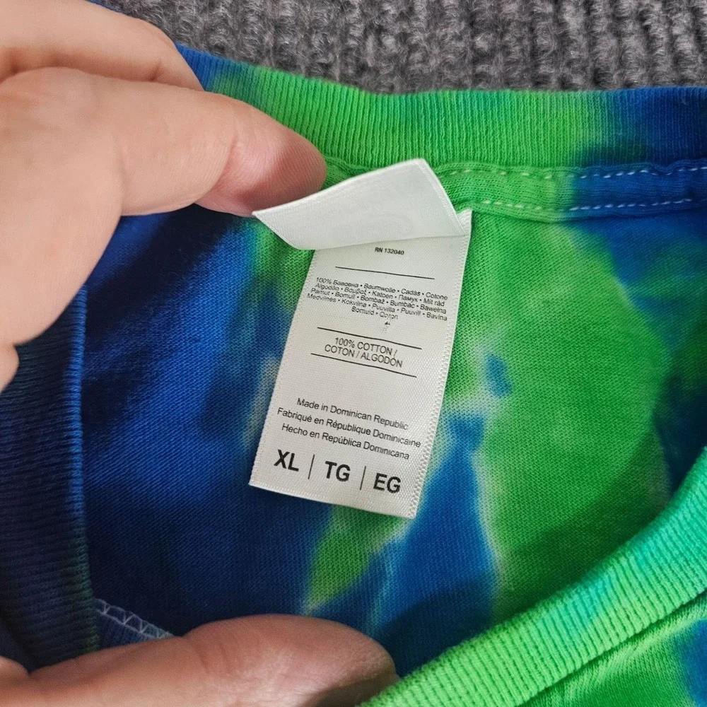 Jolly Rancher Remix Shirt Mens XL Multicolor Tie Dye Graphic Tee Candy Colortone